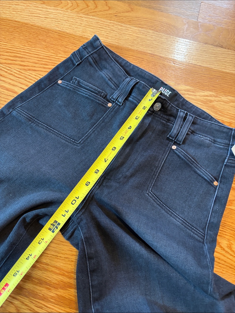 Anthropologie x PAIGE Anessa High Rise Crop Wide Leg Jeans Size 29 NWT - Picture 7 of 15